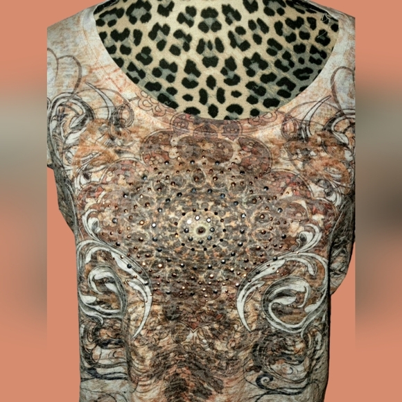 Lot Of 2 Women's Long Sleeve Tops Sz XL Worthington & CATO - Picture 7 of 7